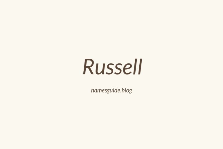 Origin and Meaning of Last Name Russell