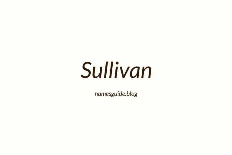 Origin and Meaning of Last Name Sullivan