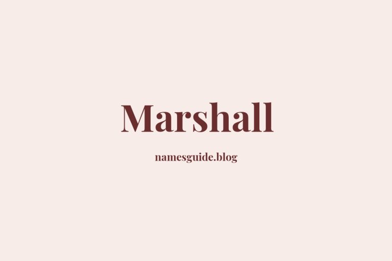 Origin and Meaning of Last Name Marshall