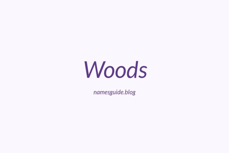 Origin and Meaning of Last Name Woods