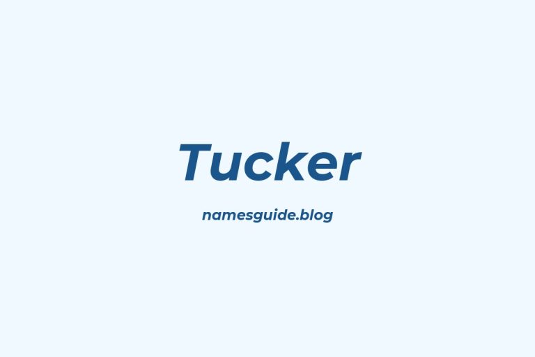 Origin and Meaning of Last Name Tucker