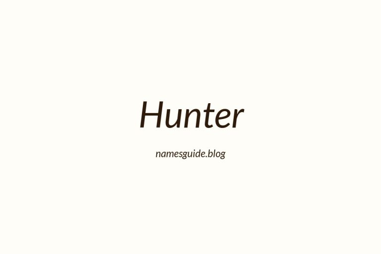 Origin and Meaning of Last Name Hunter