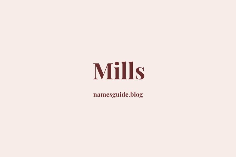 Origin and Meaning of Last Name Mills