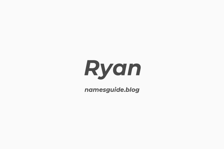 Origin and Meaning of Last Name Ryan