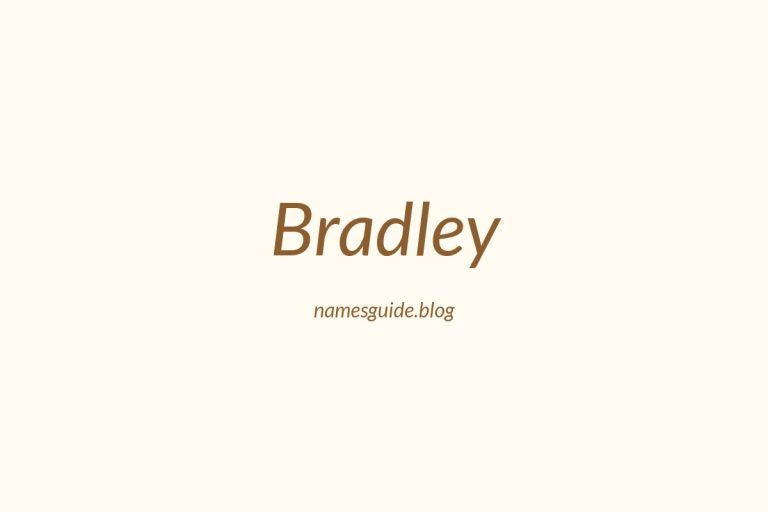 Origin and Meaning of Last Name Bradley