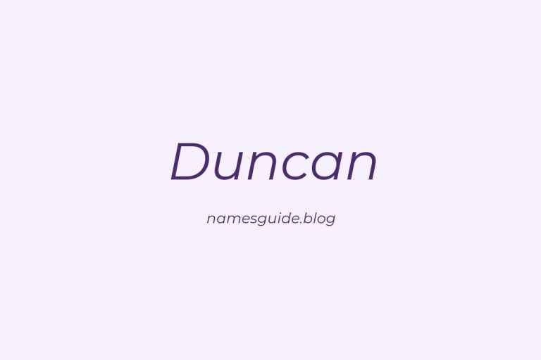 Origin and Meaning of Last Name Duncan