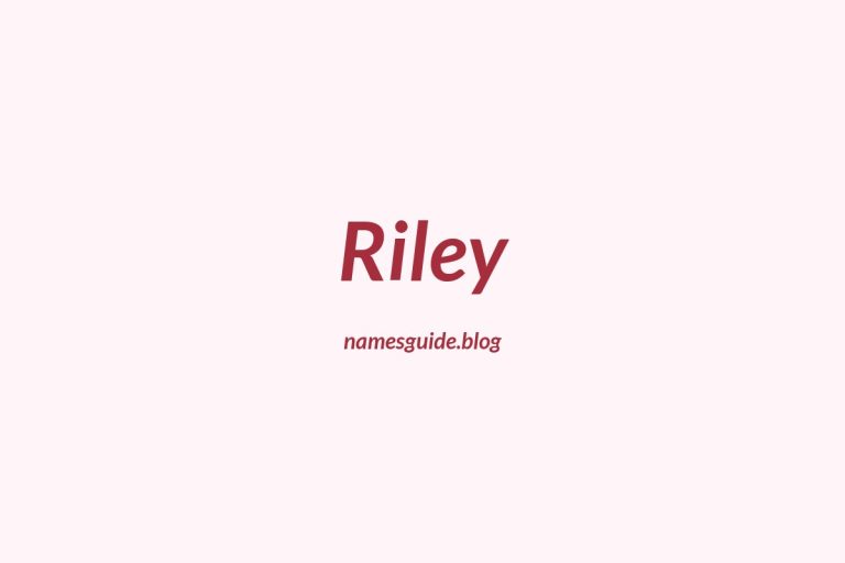 Origin and Meaning of Last Name Riley