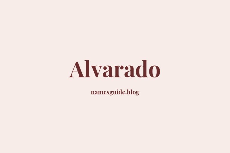 Origin and Meaning of Last Name Alvarado
