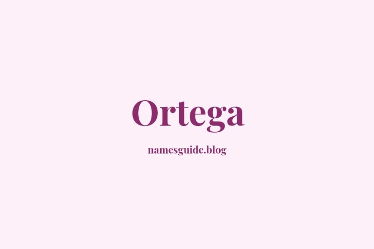 Origin and Meaning of Last Name Ortega