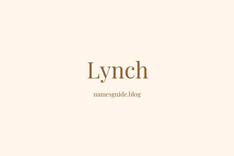 Origin and Meaning of Last Name Lynch
