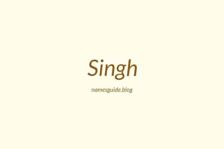 Origin and Meaning of Last Name Singh