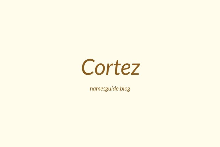 Origin and Meaning of Last Name Cortez
