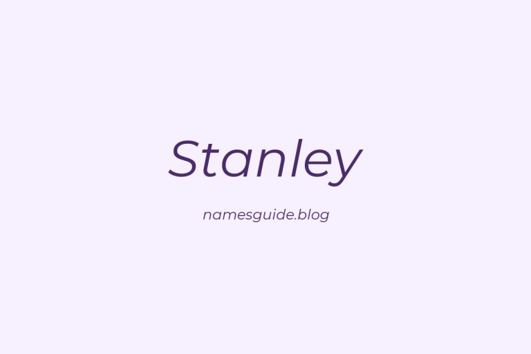 Origin and Meaning of Last Name Stanley