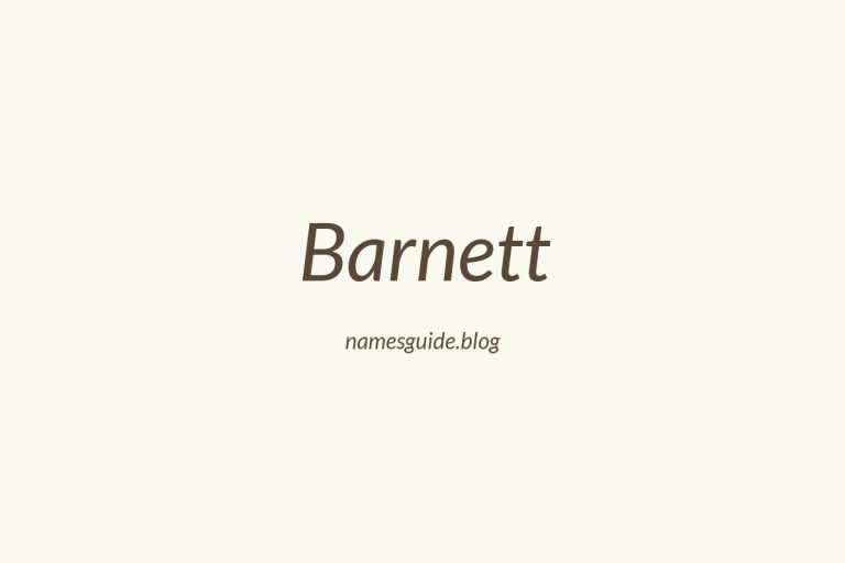 Origin and Meaning of Last Name Barnett