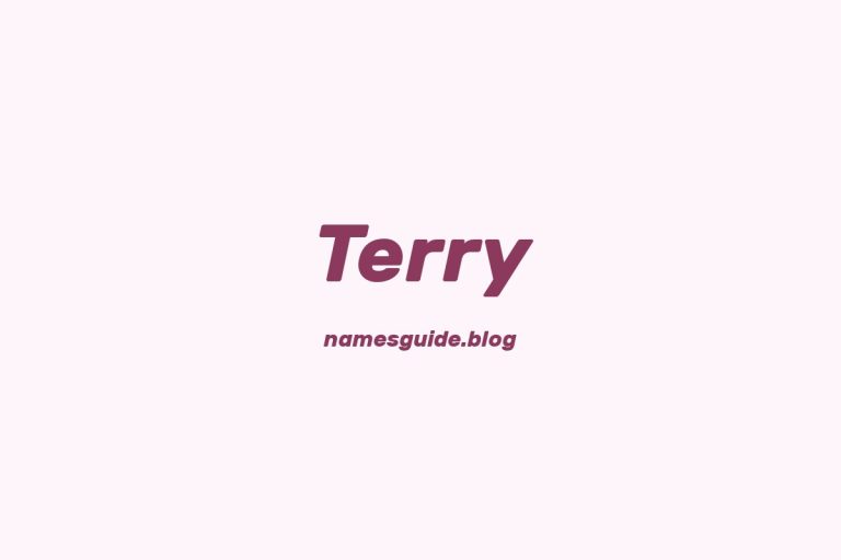 Origin and Meaning of Last Name Terry