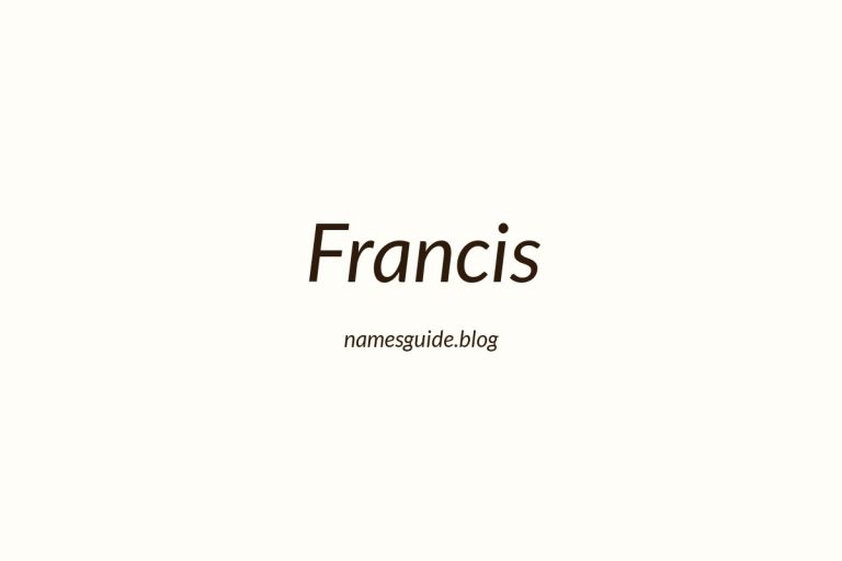 Origin and Meaning of Last Name Francis