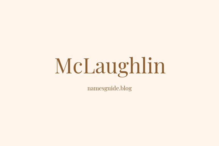 Origin and Meaning of Last Name McLaughlin