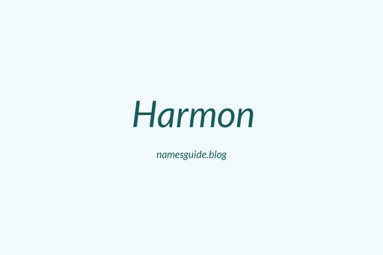 Origin and Meaning of Last Name Harmon