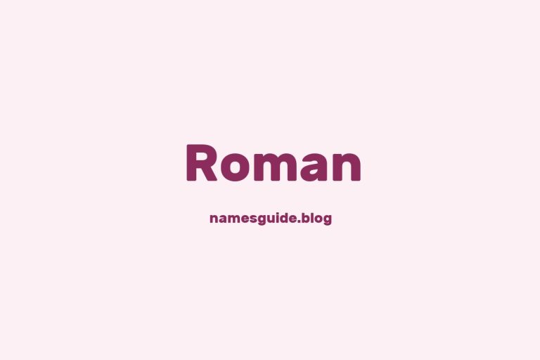 Origin and Meaning of Last Name Roman