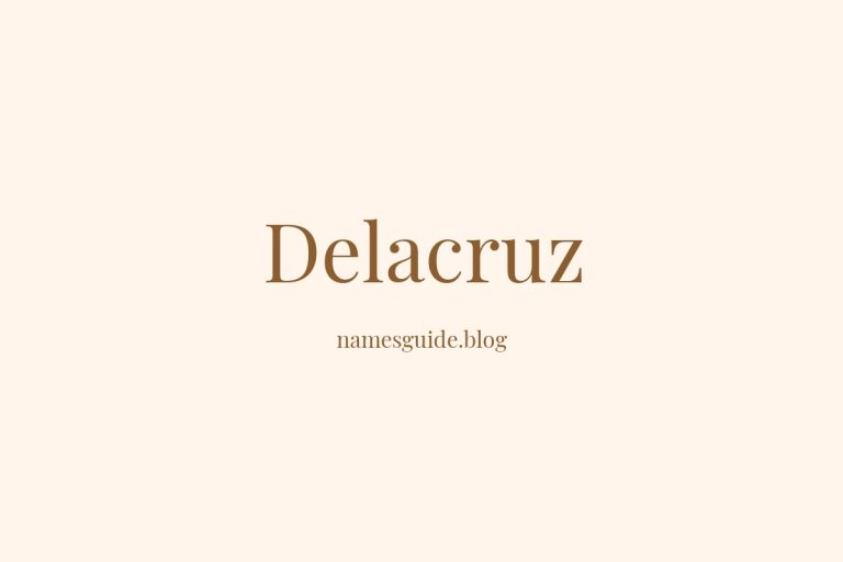 Origin and Meaning of Last Name Delacruz