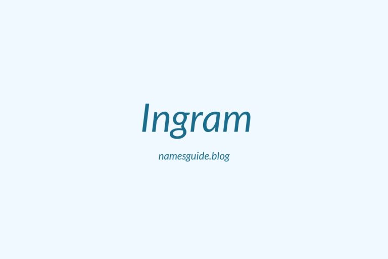 Origin and Meaning of Last Name Ingram