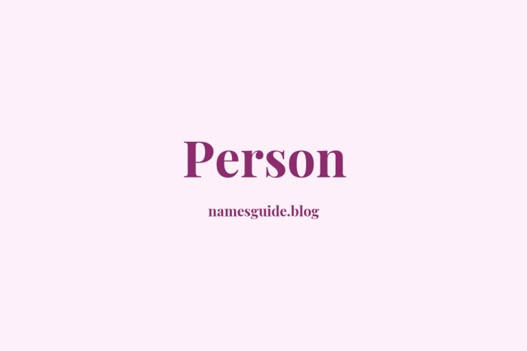 Origin and Meaning of Last Name Person