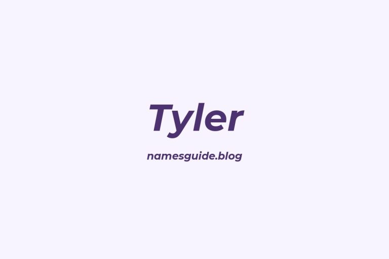 Origin and Meaning of Last Name Tyler