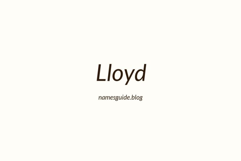 Origin and Meaning of Last Name Lloyd