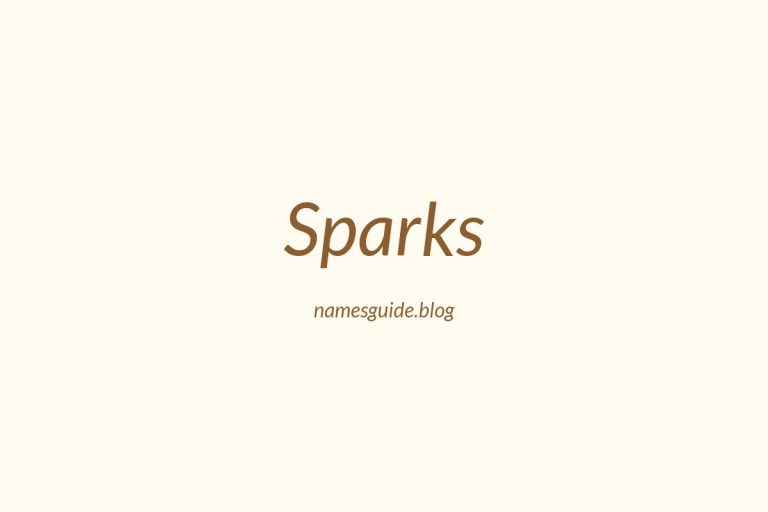Origin and Meaning of Last Name Sparks