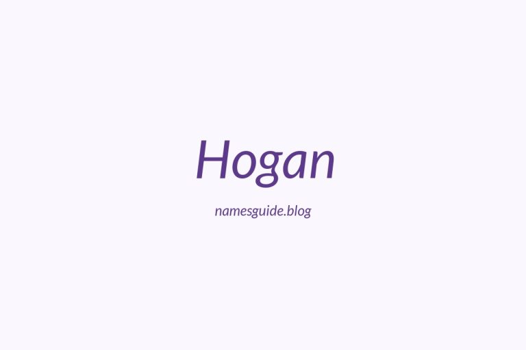 Origin and Meaning of Last Name Hogan