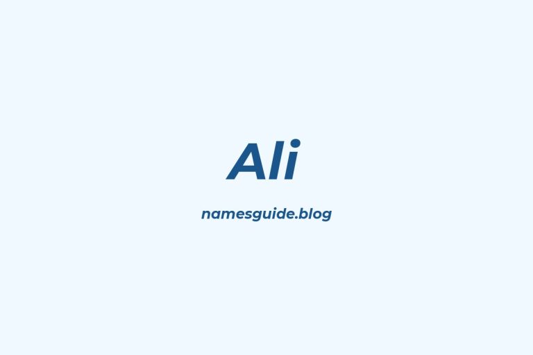 Origin and Meaning of Last Name Ali