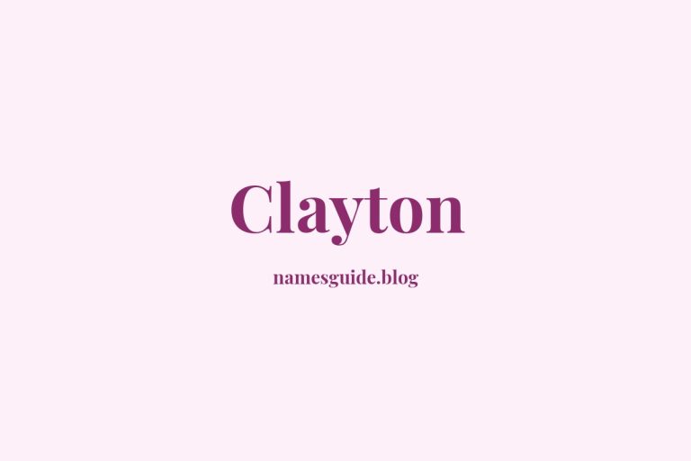 Origin and Meaning of Last Name Clayton