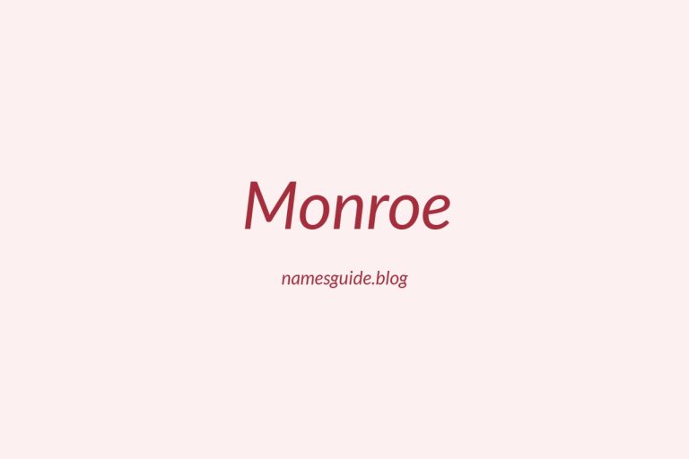 Origin and Meaning of Last Name Monroe