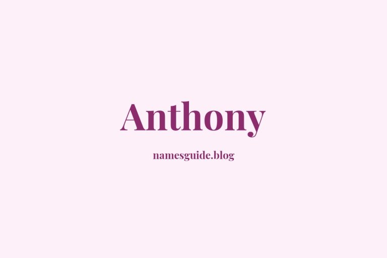 Origin and Meaning of Last Name Anthony