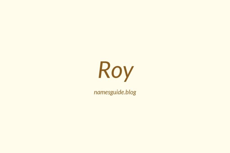 Origin and Meaning of Last Name Roy