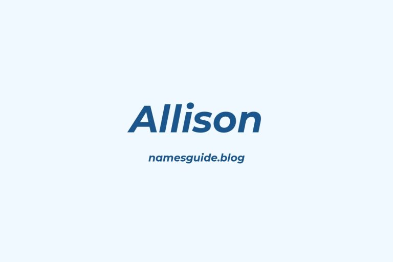 Origin and Meaning of Last Name Allison