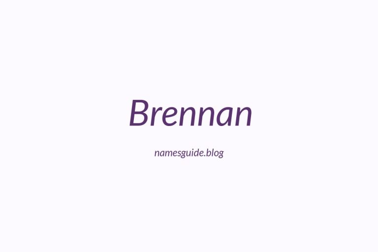 Origin and Meaning of Last Name Brennan