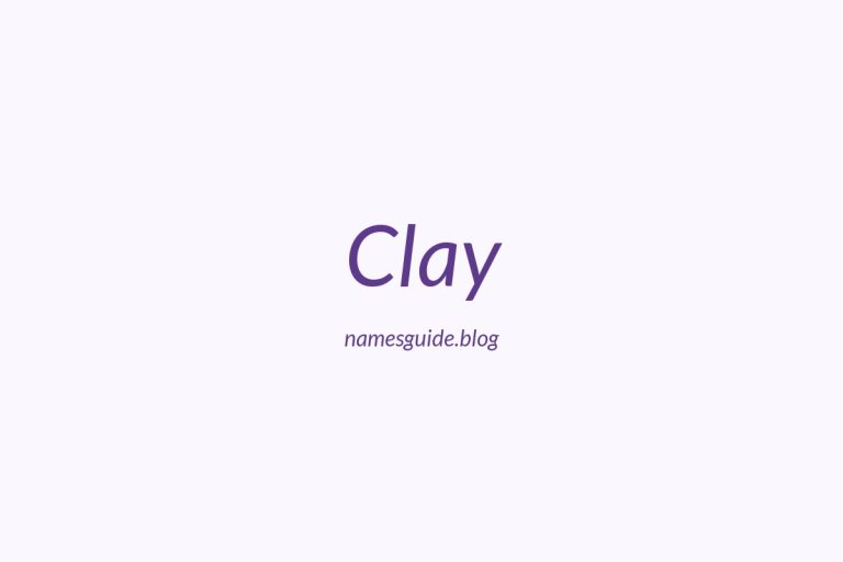 Origin and Meaning of Last Name Clay