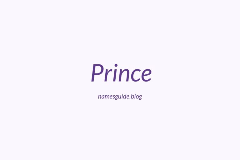 Origin and Meaning of Last Name Prince