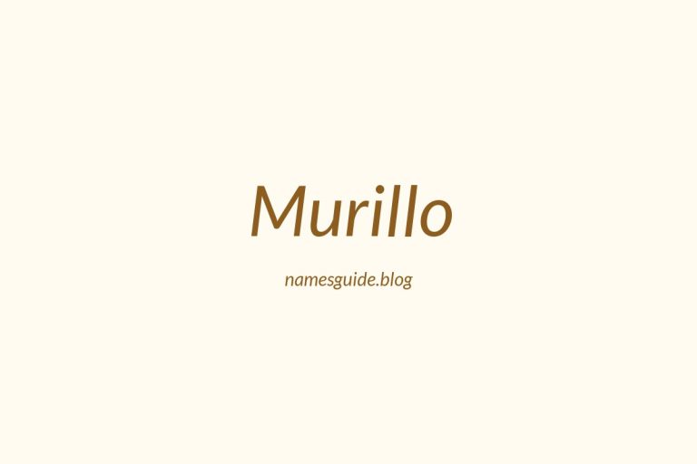 Origin and Meaning of Last Name Murillo