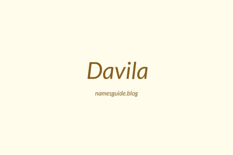 Origin and Meaning of Last Name Davila