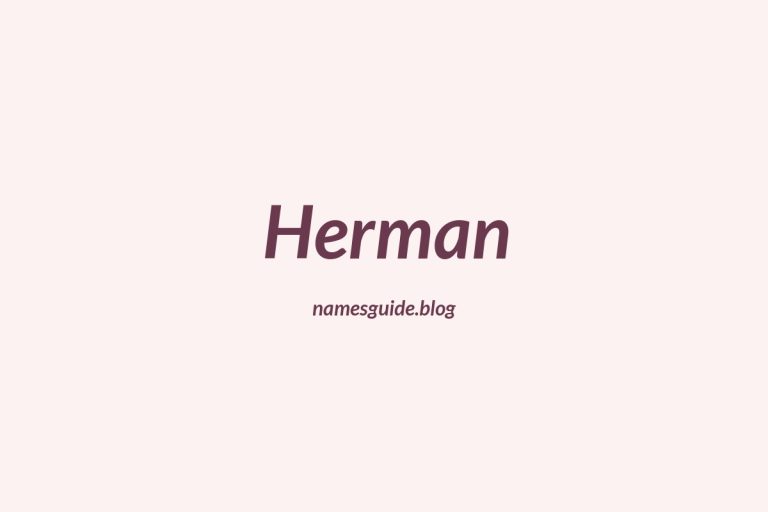 Origin and Meaning of Last Name Herman