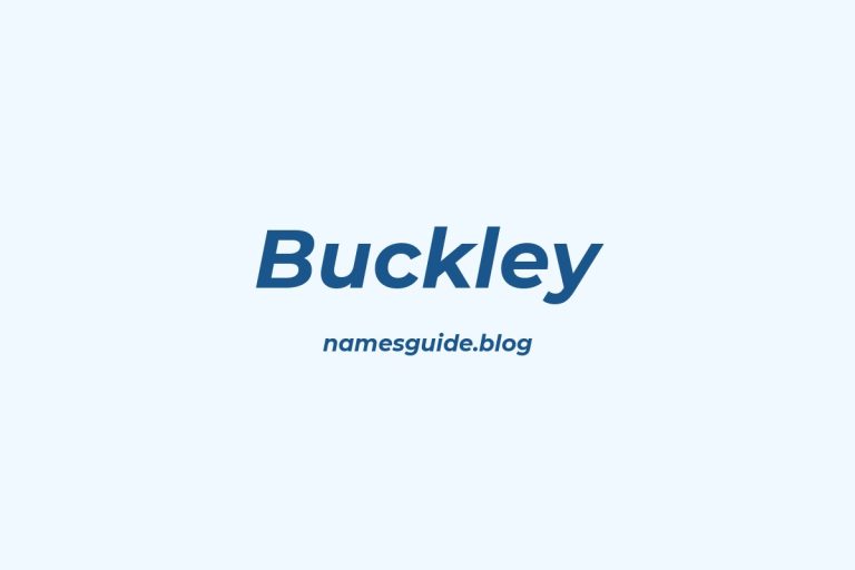 Origin and Meaning of Last Name Buckley