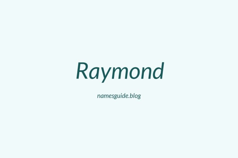 Origin and Meaning of Last Name Raymond
