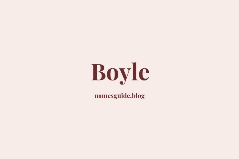 Origin and Meaning of Last Name Boyle