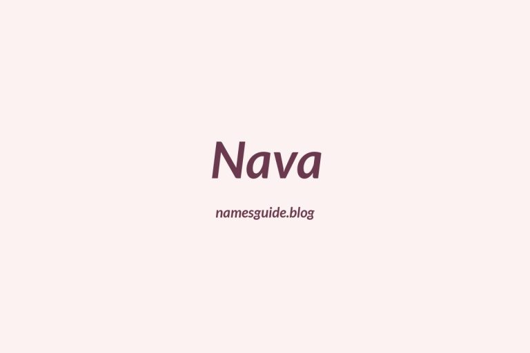 Origin and Meaning of Last Name Nava