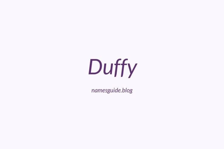 Origin and Meaning of Last Name Duffy