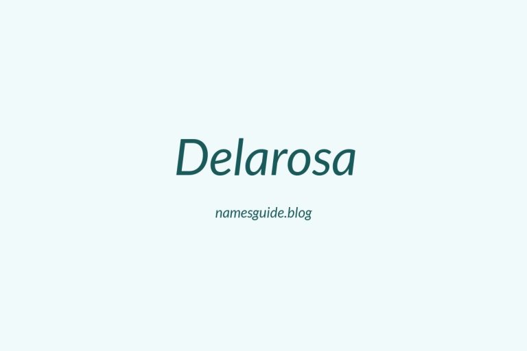 Origin and Meaning of Last Name Delarosa