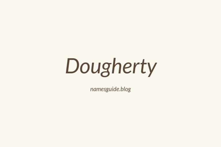 Origin and Meaning of Last Name Dougherty