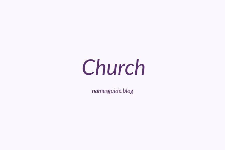 Origin and Meaning of Last Name Church